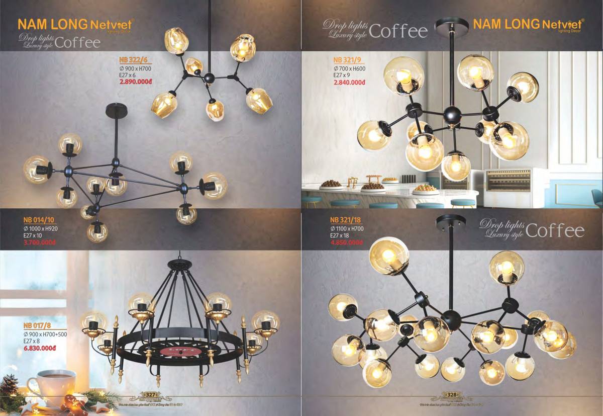 Đèn trang trí NAM LONG Catalogue và Bảng giá tại Bình Dương /Page 58